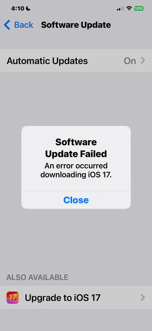 The Causes of iPhone Red Screen Issue: Software Update Failed